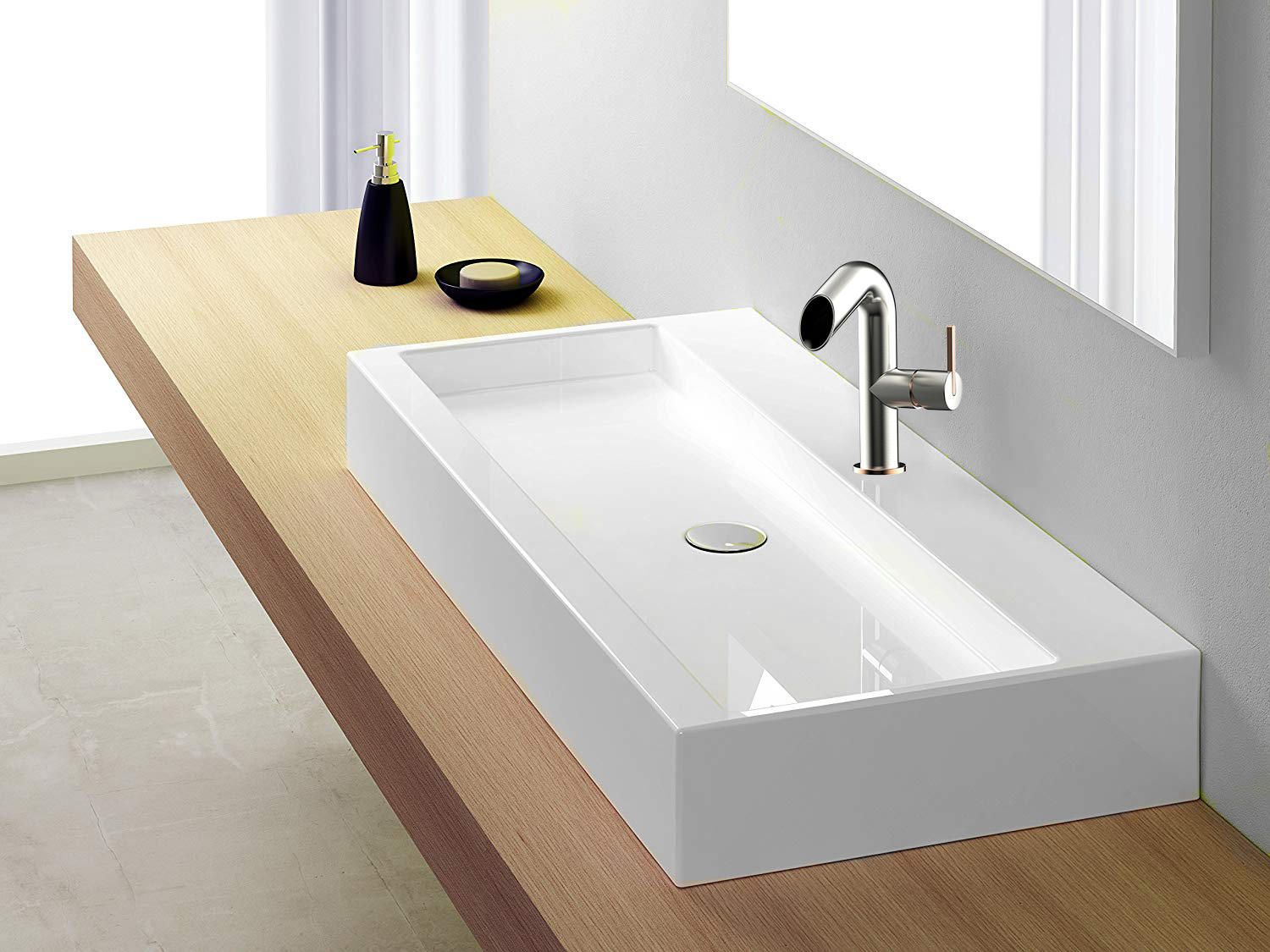 capri single handle bathroom sink faucet